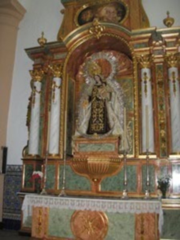El domingo será inaugurado el retablo de la Virgen del Carmen en la  chipionera Parroquia de Nuestra Señora de la O.-