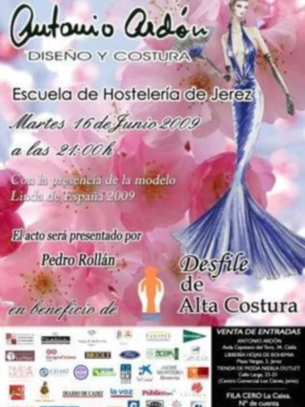 Desfile de Alta Costura en beneficio de Afanas el 16 de junio en Jerez