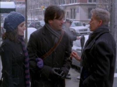 El diseñador Calvin Klein, cameo en Rockefeller Plaza 