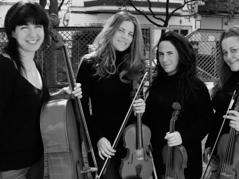 Mañana, concierto del cuarteto de la orquesta de mujeres Almaclara