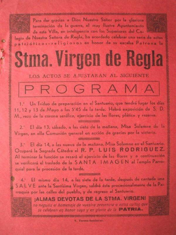 Prcesiones Extraordinarias de la Virgen de Regla(Segunda Parte)*