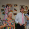 Manuel García inauguró ayer las primeras jornadas culturales Nuestra Rocío con una exposición de fotografías en la casa de la cultura(Chipiona)