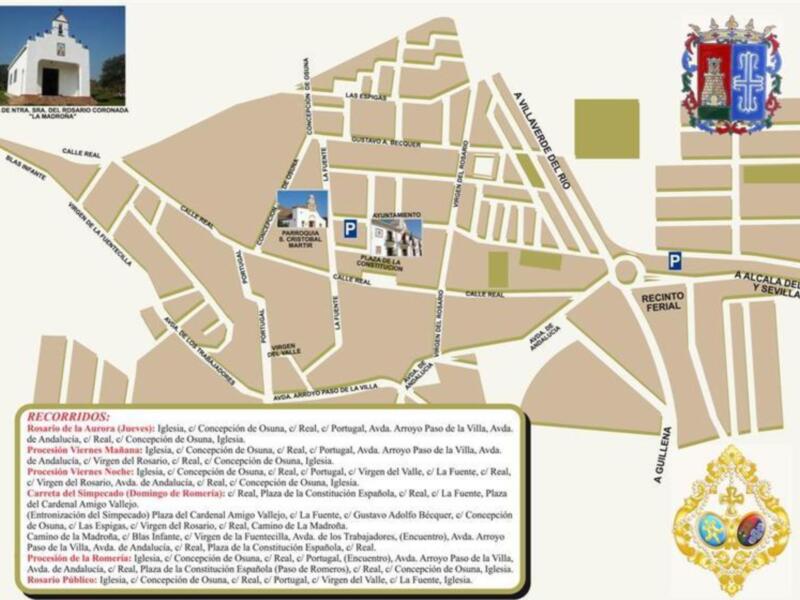 Mañana Viernes 1, Función Principal y Procesiones de la Virgen del Rosario Coronada, de Burguillos