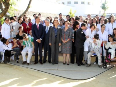 Doña Sofía Inauguró en Sevilla el primer centro para sordociegos de España