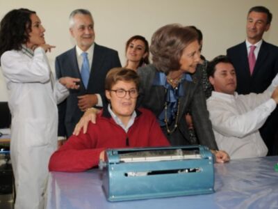 Su Majestad la reina doña Sofía inaugura en salteras el primer centro de atención a personas Sordociegas de españa