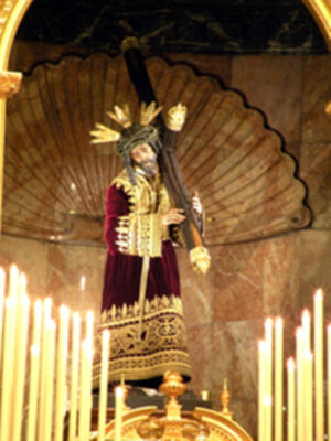 Galería del Quinario del Gran poder en su Basílica de la Plaza de San Lorenzo