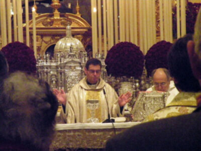 Galería del Quinario del Gran poder en su Basílica de la Plaza de San Lorenzo