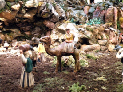 El Hogar Canario, instalo su Belén, un año mas en Sevilla