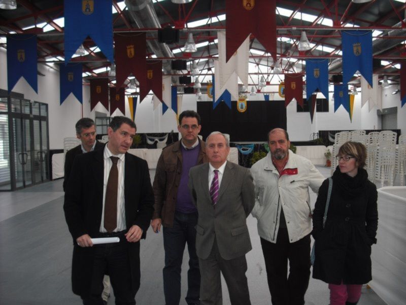 Sebastián Saucedo visitó las obras del plan de reindustrialización en Chipiona 