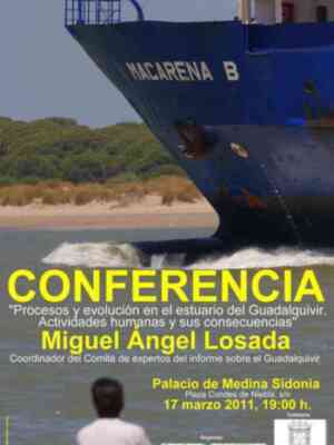 Ecologistas en Acción convocan conferencia sobre el dragado del Guadalquivir el próximo día 17 en Sanlúcar de Bda.