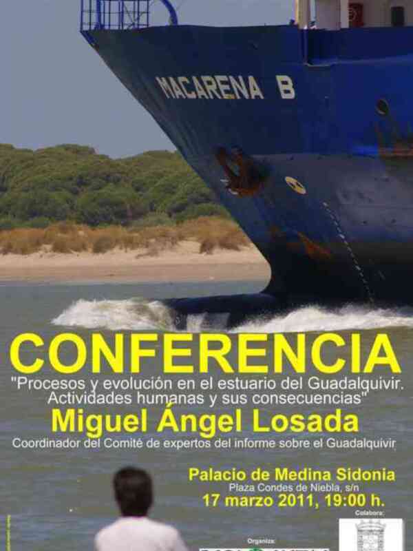 Ecologistas en Acción convocan conferencia sobre el dragado  del Guadalquivir el próximo día 17 en Sanlúcar de Bda.