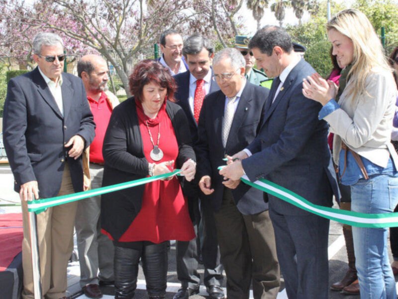 Inaugurado el parque infantil de tráfico situado en 2500 metros cuadrados del parque público Blas Infante(Chipiona) 