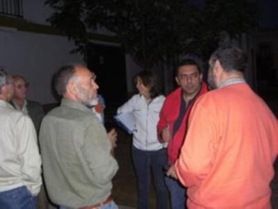 La coalición partido andalucista y Compromiso con Lora se reunió con los vecinos del zahornil