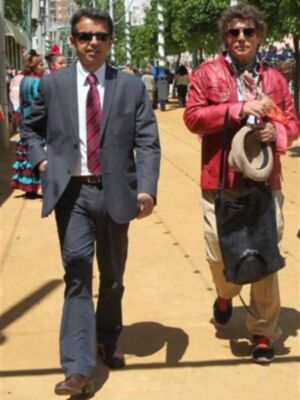 Muchas caras conocidas en la feria de Sevilla 