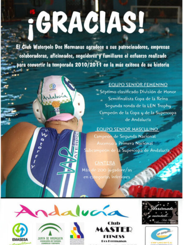El curso 2010-11, una temporada para la historia del waterpolo nazareno y andaluz