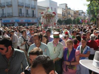 Rocío 2011, Salida de la hermandad de Triana de Sevilla.
