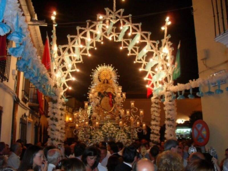 La Patrona de Carrión se trasladó a la Parroquia‏