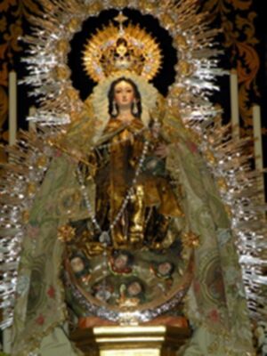 Altar y cultos en la capilla del Carmen de Calatrava (Sevilla)&#8207;