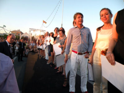 Moda sobre puente de Triana