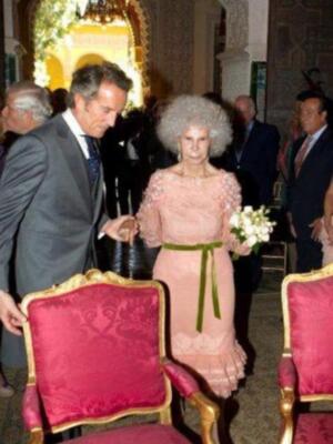 La Duquesa de Alba da el si quiero a Alfonso Díez