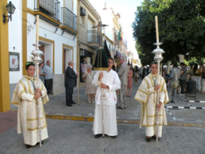 Salida extraordinaria de María Stma .de la Salud, como clausura del L Aniversario Fundacional