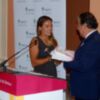 Blanca Manchón amadrina en Sevilla el Día mundial contra el cáncer de mama