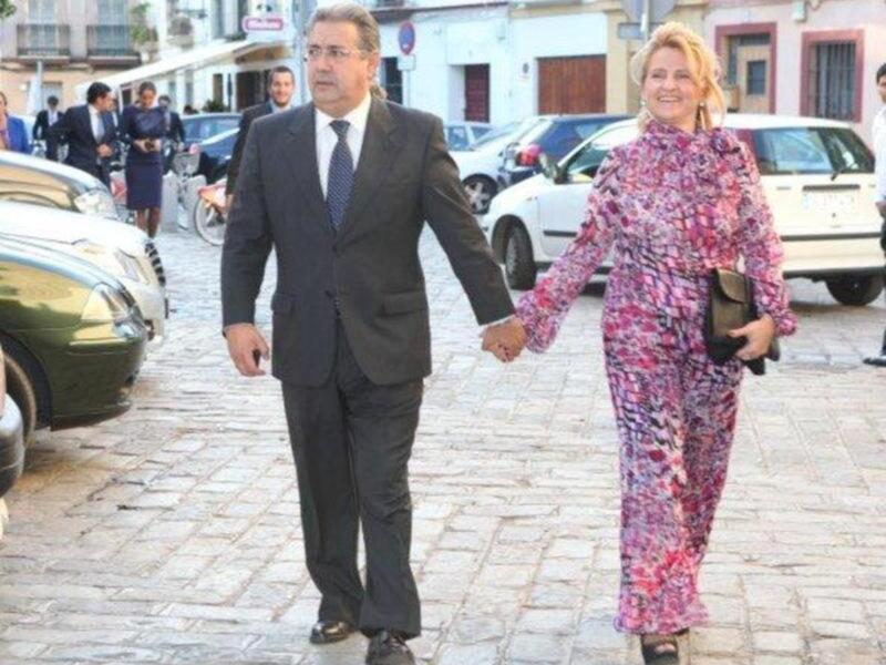 Cary Lapique y Ana Gamazo de boda en Sevilla