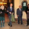 Los Duques de alba en el teatro para ver a Ana Belén