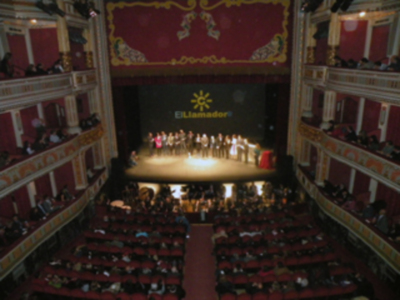 Premio del llamador del Canal sur Radio, a Maruja Vilches Trujillo