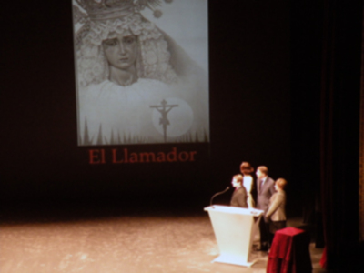 Premio del llamador del Canal sur Radio, a Maruja Vilches Trujillo