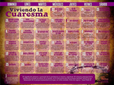 Ya estamos en Cuaresma, hacemos un recorrido vía Internet para centrarnos de una manera actual, en un Tiempo Litúrgico lleno de significados y tradiciones.