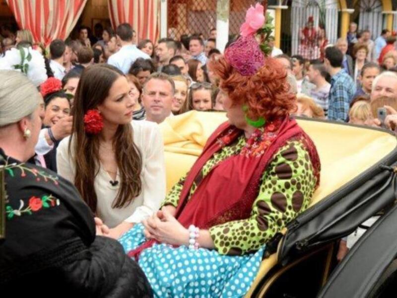 Eva González se va de feria con los Morancos