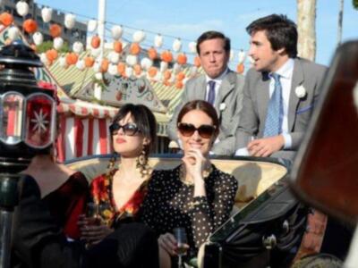 Numerosos personajes conocidos en Feria de Sevilla 2012