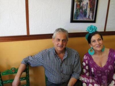 José Joaquín Gallardo disfrutan de la feria