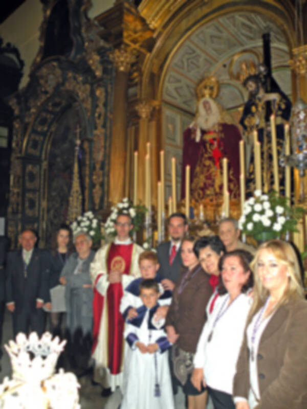 Toma de posesión de la nueva junta de gobierno de la Hermandad de Jesús Nazareno de Alcalá del Río (Sevilla).
