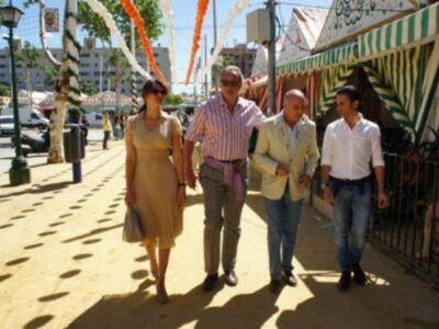 Numerosos personajes conocidos en Feria de Sevilla 2012