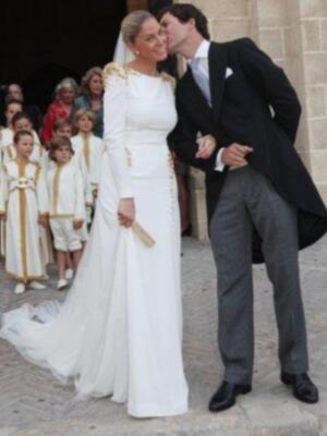 Boda en Jerez de Mercedes Bohorquez Domecq con Bruno Oliver Bultó