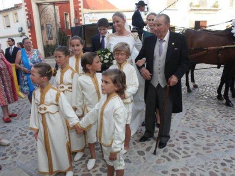 Boda en Jerez de Mercedes Bohorquez Domecq con Bruno Oliver Bultó