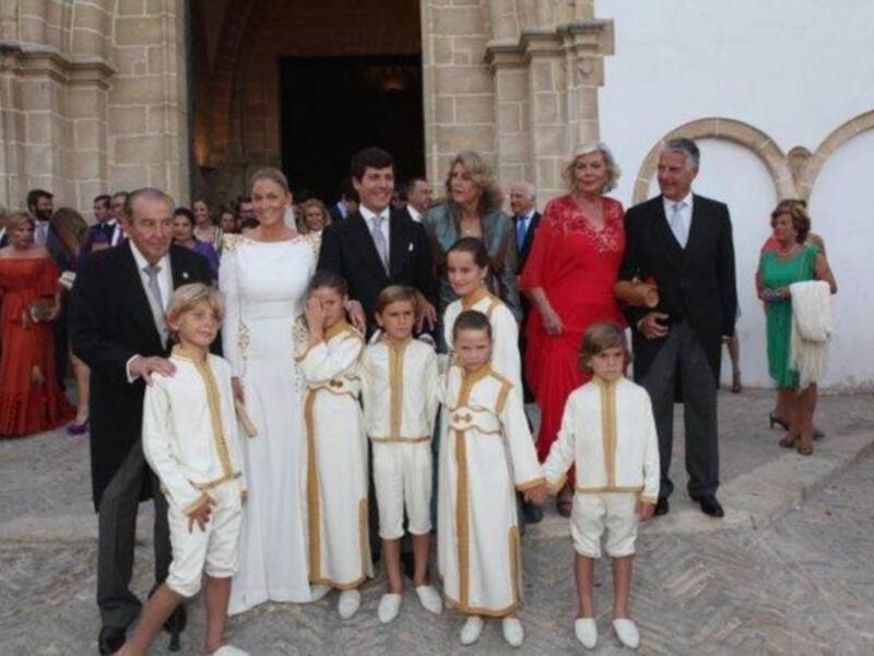 Boda en Jerez de Mercedes Bohorquez Domecq con Bruno Oliver Bultó