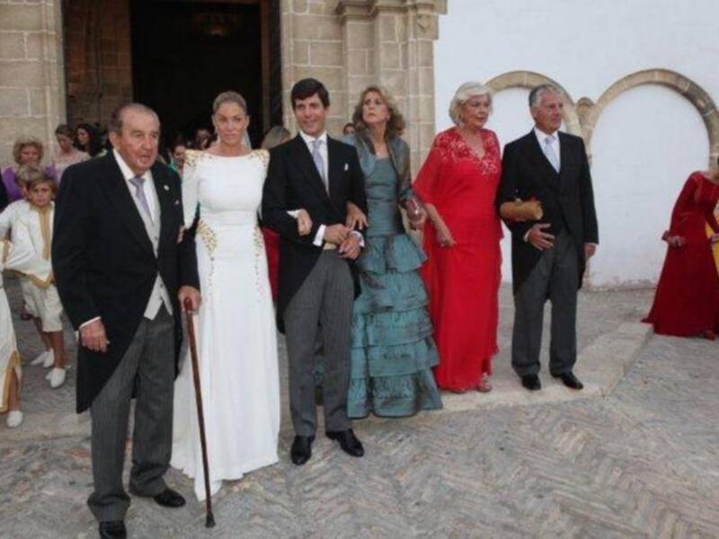 Boda en Jerez de Mercedes Bohorquez Domecq con Bruno Oliver Bultó