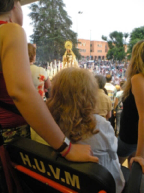 Medio siglo de devoción de todo un barrio, la huerta del Carmen.
