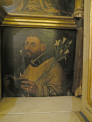 Retablo de Santa Ana del Siglo XVI en la parroquia de Alcalá del Río.