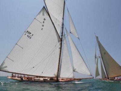 Piere Casiragui, tercer hijo de la Princesa Carolina de Mónaco y miembro de la Tripulación del Tuiga, en "la Semana Clásica de Puerto Sherry"