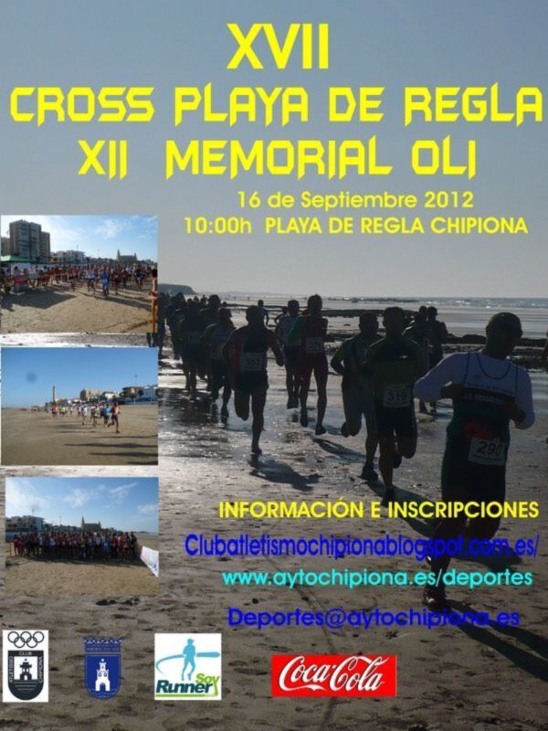 El Cross Playa de Regla cerrará el verano deportivo el domingo 16 de septiembre(Chipiona)