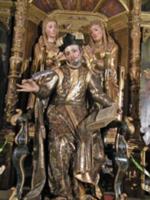 Procesión mañanera del Santo Patron San Gregorio de Osset de la localidad de Alcalá del Río