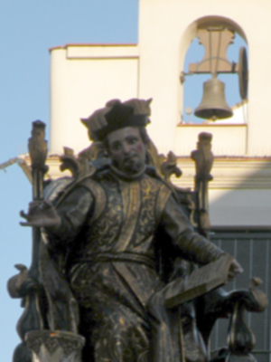 Procesión mañanera del Santo Patron San Gregorio de Osset de la localidad de Alcalá del Río