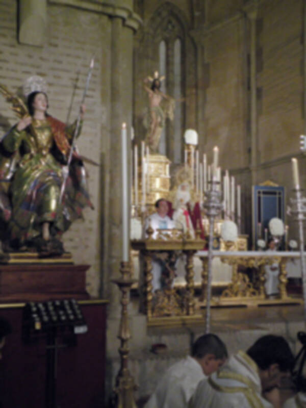 Sevilla. Antonio Melado Prado Pregono el XXVII Canto Poético a la Stma. Virgen de la Aurora. 
