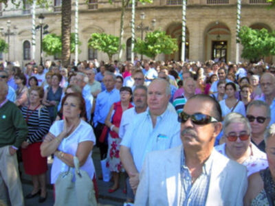 Sevilla .La Fiesta de la Hispanidad recordó la conmemoración de los  XX años de la Expo´92.