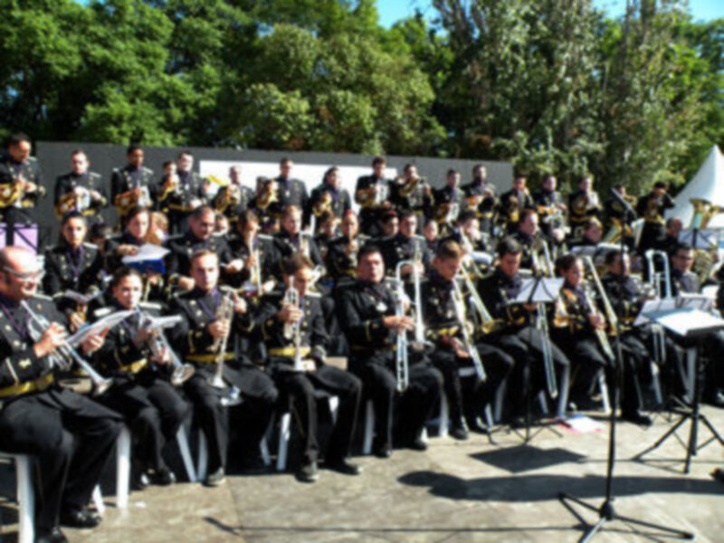 Sevilla. Certamen de Bandas" Música para un altar", en el parque los Principe