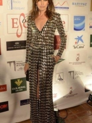 Luis Alfonso de Borbón y su esposa Margarita Vargas, padrinos de la magnifica fiesta de la revista Escaparate en Sevilla